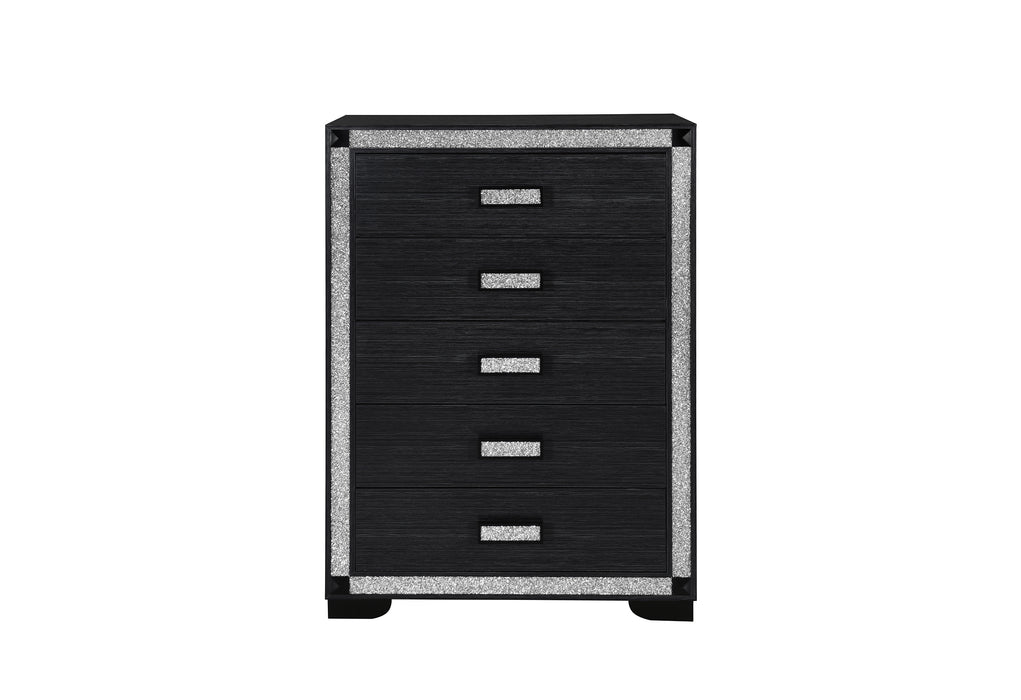 SOLEIL CHARCOAL CHEST - De Avenue Furniture