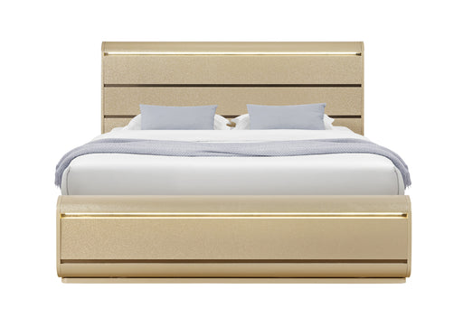 GENESIS GOLD KING BED WITH LED - De Avenue Furniture