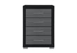 EMMA BLACK/GREY CHEST - De Avenue Furniture