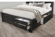 JORDYN GREY KING BED GROUP - De Avenue Furniture
