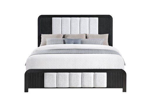 BECKETT WHITE/BLACK KING BED - De Avenue Furniture