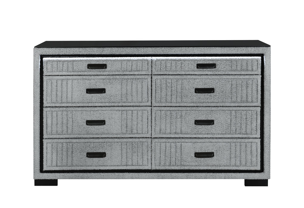 ISABELLA GREY DRESSER WITH LED - De Avenue Furniture