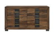 OPTIMUS BROWN/BLACK DRESSER - De Avenue Furniture