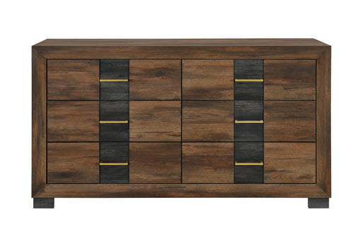 OPTIMUS BROWN/BLACK DRESSER - De Avenue Furniture
