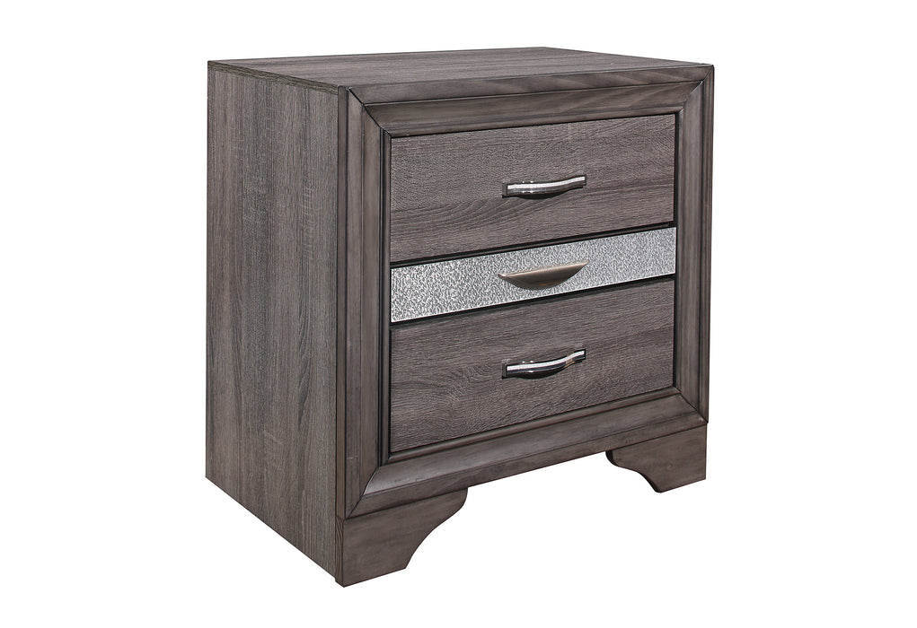 SEVILLE GREY NIGHTSTAND - De Avenue Furniture