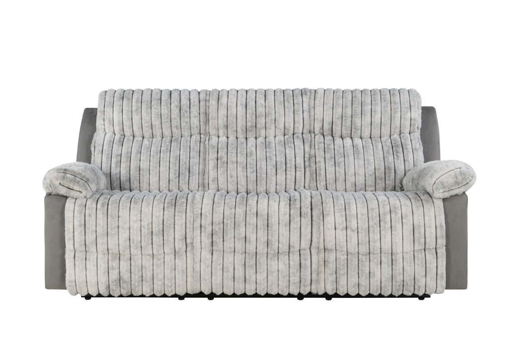U6028 GREY RECLINING SOFA - De Avenue Furniture