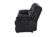 U6000 BLACK RECLINING SOFA - De Avenue Furniture