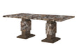 D12 BROWN DINING TABLE - De Avenue Furniture