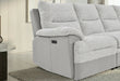 U3822 GREY/ICE SECTIONAL WITH PULLOUT BED AND USB - De Avenue Furniture