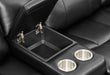 UM02 BLACK SECTIONAL - De Avenue Furniture