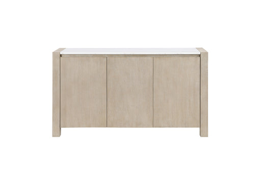 D1321 BUFFET W REAL MARBLE TOP - De Avenue Furniture