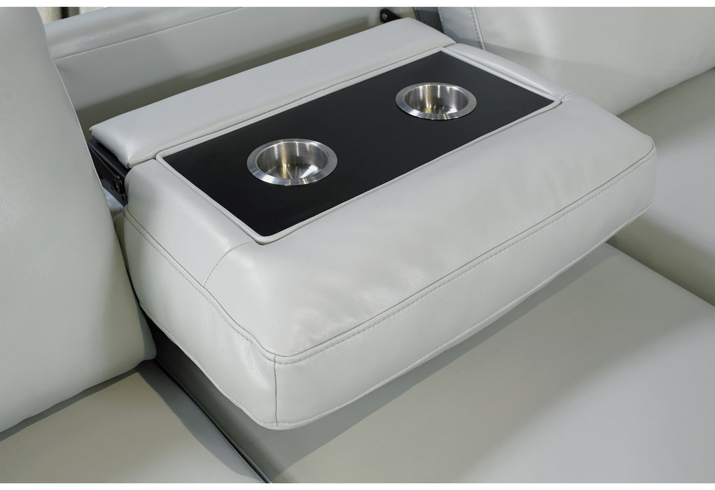 U0212 BLANCHE SILVER PULL OUT SOFA BED - De Avenue Furniture