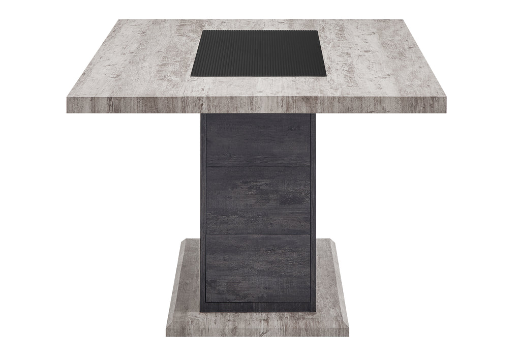 D8030 DINING TABLE WITH STORAGE DRAWERS AND STORAGE DOOR - De Avenue Furniture