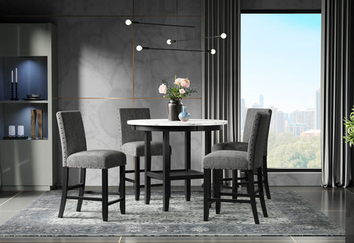 D40011 BAR TABLE + 6 D1622 BAR STOOLS - De Avenue Furniture