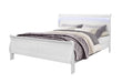 CHARLIE WHITE KING BED WITH LED, DRESSER, MIRROR AND NIGHTSTAND - De Avenue Furniture