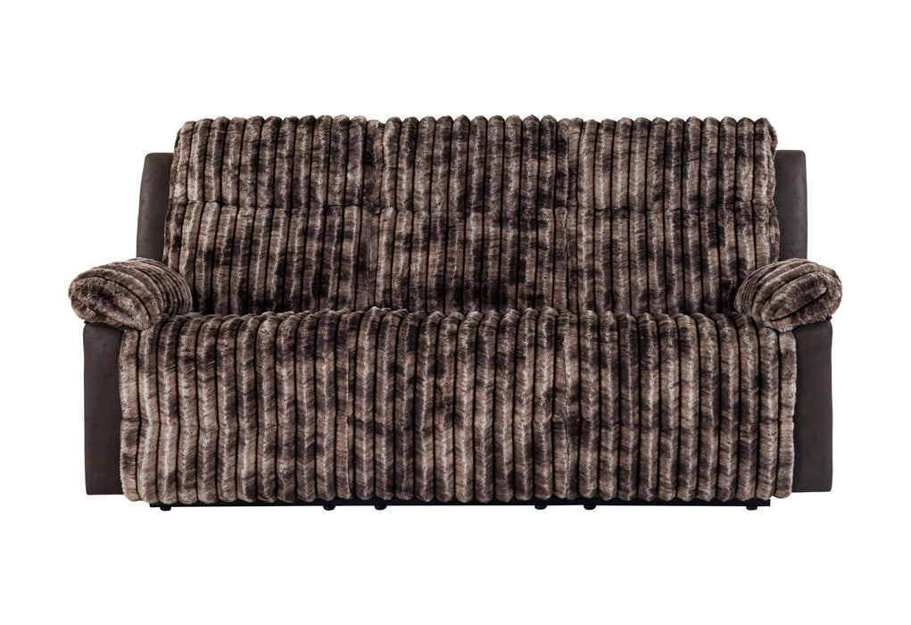 U6028 BROWN RECLINING SOFA - De Avenue Furniture
