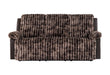 U6028 BROWN RECLINING SOFA - De Avenue Furniture