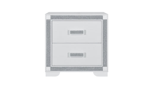 SOLEIL WHITE NIGHTSTAND - De Avenue Furniture