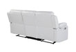 U6026 BLANCHE WHITE RECLINING SOFA WITH LED - De Avenue Furniture