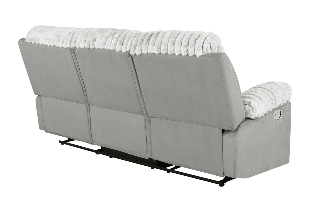 U6028 GREY RECLINING SOFA - De Avenue Furniture