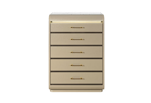 GENESIS GOLD CHEST WITH LED - De Avenue Furniture