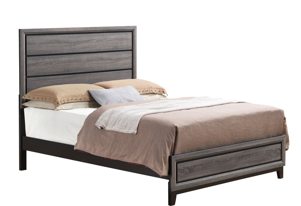 KATE GREY FULL BED GROUP - De Avenue Furniture
