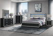 SOLEIL CHARCOAL KING BED GROUP - De Avenue Furniture