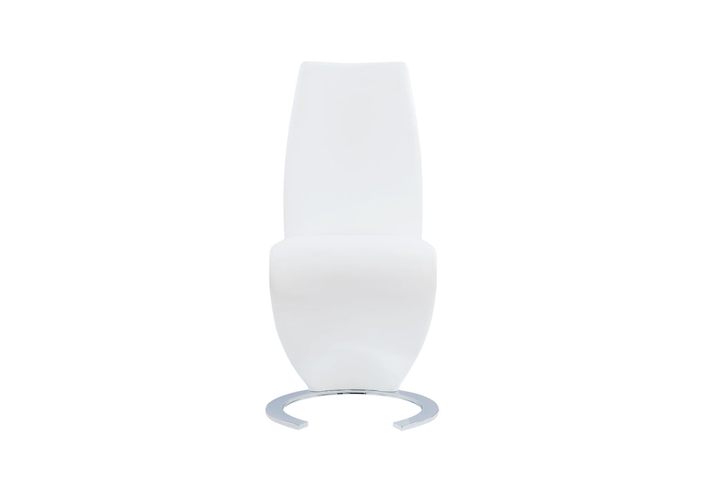 D9002 WHITE DINING CHAIR - De Avenue Furniture