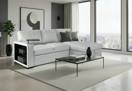 U0212 BLANCHE SILVER PULL OUT SOFA BED - De Avenue Furniture