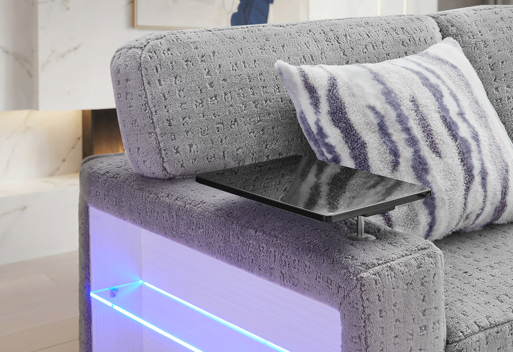 U0214 GREY SOFA BED - De Avenue Furniture