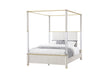 MALMO OAK QUEEN BED - De Avenue Furniture