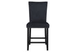 D04 WHITE BAR TABLE AND 6 D04 BLACK BAR STOOL - De Avenue Furniture