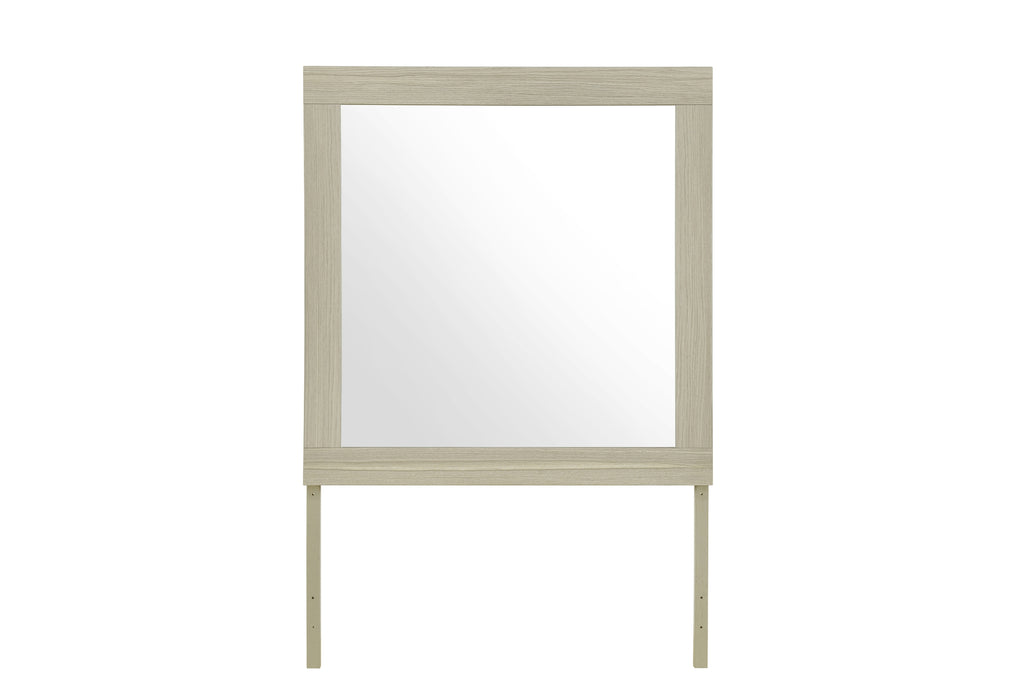 EMMA NATURAL/WHITE MIRROR - De Avenue Furniture