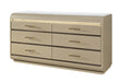 GENESIS GOLD DRESSER WITH LED - De Avenue Furniture