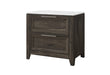 MARIAH DARK BROWN NIGHTSTAND - De Avenue Furniture