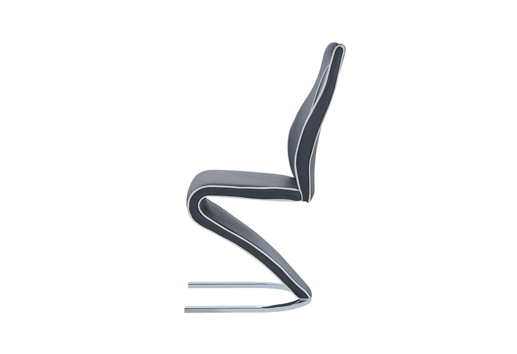 D4127 GREY DINING CHAIR - De Avenue Furniture