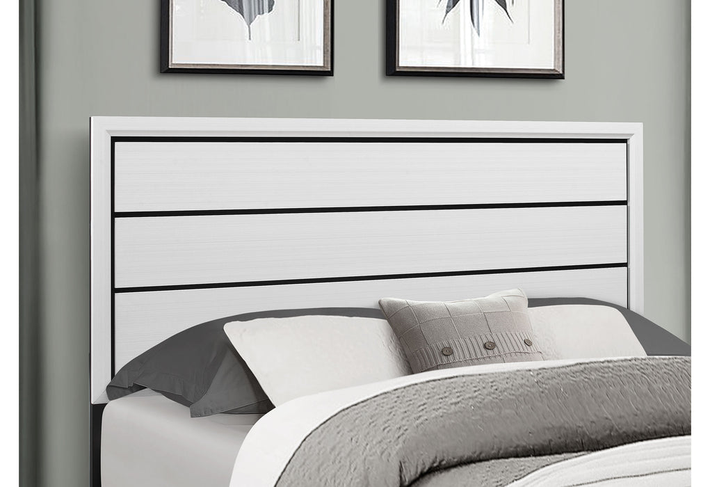 KATE WHITE FULL BED GROUP - De Avenue Furniture