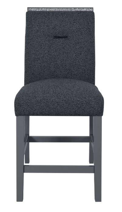 MONACO DARK GREY BAR STOOL KIT OF 2 - De Avenue Furniture