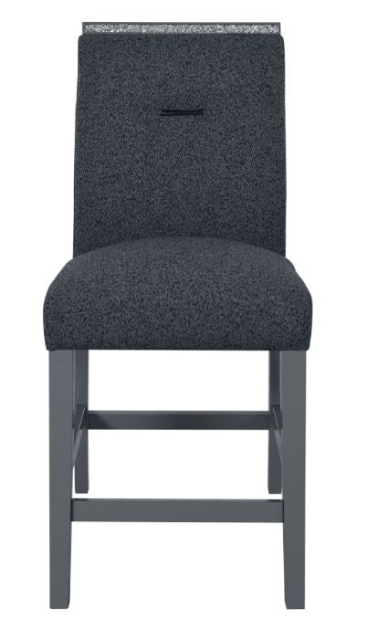 MONACO DARK GREY BAR STOOL KIT OF 2 - De Avenue Furniture