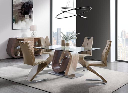 D4126N DINING TABLE AND 8 DINING CHAIRS - De Avenue Furniture