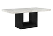 D02 DINING TABLE + 8 D03 BLACK DINING CHAIRS - De Avenue Furniture