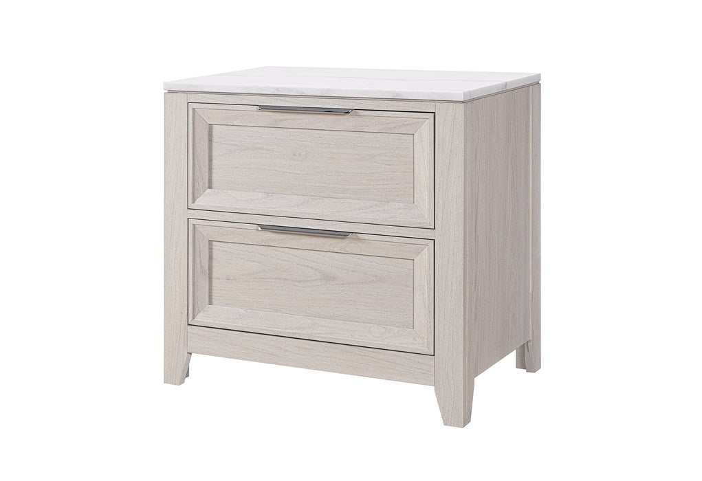MARIAH BEIGE NIGHTSTAND - De Avenue Furniture