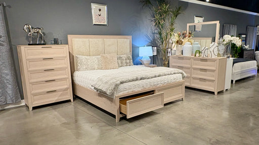 MARIAH DARK BROWN QUEEN BED - De Avenue Furniture