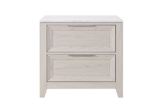 MARIAH BEIGE NIGHTSTAND - De Avenue Furniture
