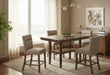 D4355 BROWN BAR TABLE WITH 4 BAR STOOLS - De Avenue Furniture