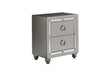 RILEY SILVER NIGHTSTAND - De Avenue Furniture