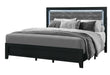 REID BLACK KING BED GROUP WITH LED - De Avenue Furniture