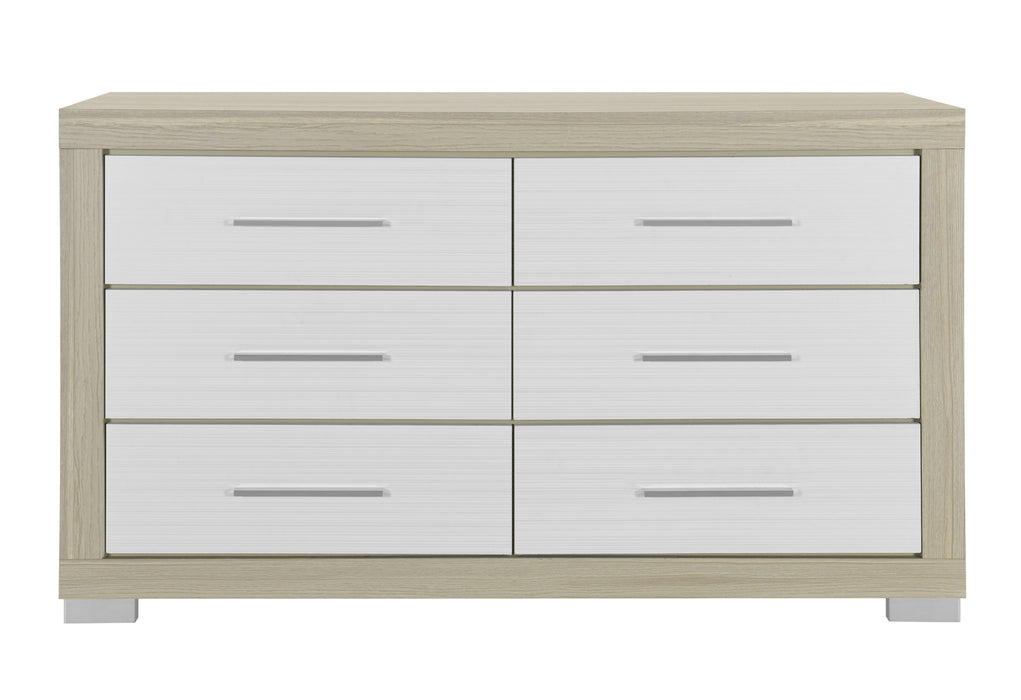 EMMA NATURAL/WHITE DRESSER - De Avenue Furniture