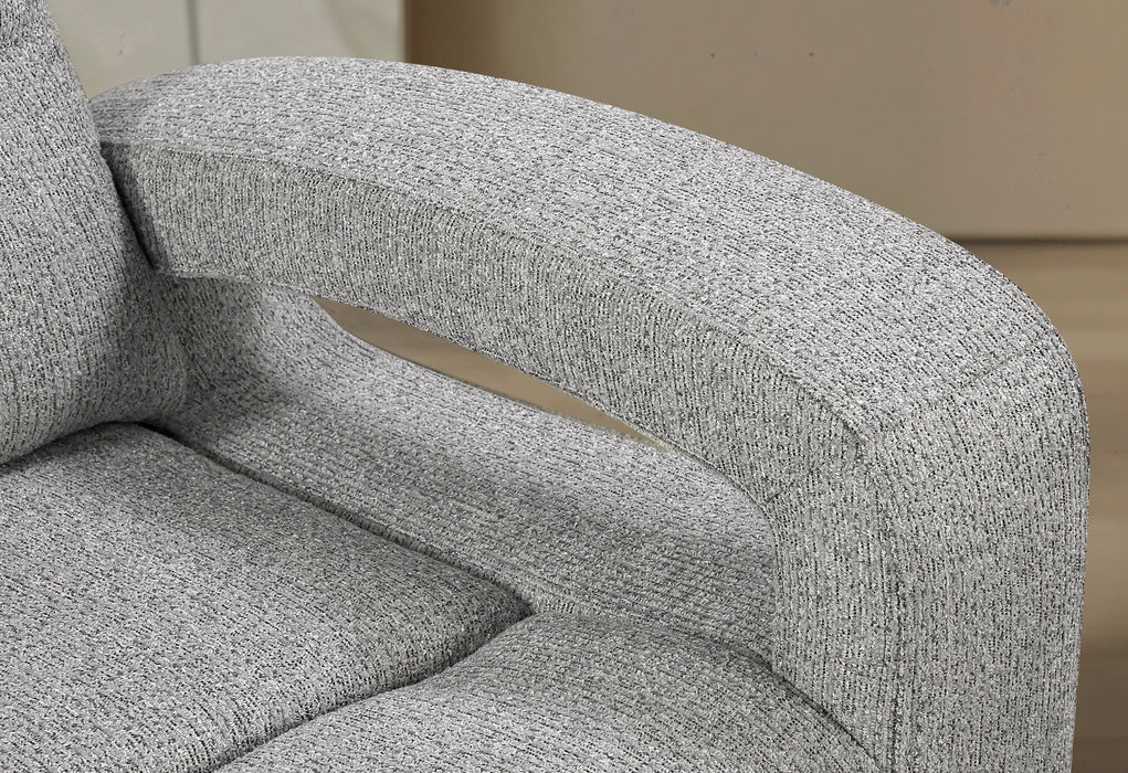 U6611 GREY 15 POWER RECLINING SOFA/POWER CONSOLE RECLINING LOVESEAT - De Avenue Furniture