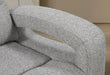 U6611 GREY 15 POWER RECLINING SOFA/POWER CONSOLE RECLINING LOVESEAT - De Avenue Furniture